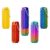 ZCFLCK 5Pcs Spiky Fidget Toy, Tactile Sensory Cylinder for Anxiety & Stress Relief, Portable Pocket Size Fidget for Adults, Office and Travel