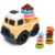Zcpotizi Stacking Toys for Toddlers 18 Months+, Ice Cream Truck with Stackable Ice Cream, Burger & Donut, Fine Motor Toy for Boys and Girls