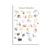 ZCWLGHQ Animal Alphabet Chart Canvas Poster Decor Gift