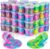 ZDTHNSIAT 50 Pack Galaxy Slime Kit for Kids, Glitter Cosmic Slime Party Favors, Pre-Made Soft Stretchy Non-Sticky Slime, Colorful DIY Sensory Toy, Birthday Gifts for Girls & Boys Ages 6+