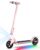 ZDZA ZK01 Electric Scooter for Kids Ages 6–12, Foldable & Lightweight, Adjustable Speed (5/8/10 MPH), LED Display, Kids’ Electric Scooter with Headlights & Ambient Lighting