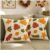 Zealax Embroidered Fall Pillow Covers 18×18 Colorful Maple Leaf Fall Decor