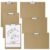ZEAYEA 6 Pcs 11×17 Inch Clipboards with Low Profile Clip, Extra Large Hardboard Sketch Board, Wooden Drawing Board for Sketching and Art Boards, 3 Horizontal and 3 Vertical