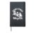 Zebra Finch Bird Lover Cute Pet Hardcover Journal, Black