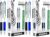 Zebra Pen Z Grip Flight Retractable Ballpoint Pen, 6 Black & 6 Blue Bold Point, 1.2mm, Pack of 24