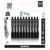 ZEBRA Z-Grip Retractable Ballpoint Pens Black Ink 1.0mm Medium Point Rubber Grip 20 Pack