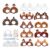 ZEELONA 24 Pcs Thanksgiving Turkey Craft for Kids DIY Coloring Turkey Mask