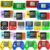 Zenfro 22 Pcs Video Game Party Favors Keychains, Birthday Goodie Bags Stuffers Pinata Toys Classroom Prizes, Return Gifts for Birthday Party Elementary Bulk Treasure Box Prizes