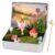 Zen Garden Kit for Desk Decor, Mini Zen Sand Garden with Tina & 1 Rake, Green Sand & 11 Accessories, Japanese Gifts for Meditation Room Office Home (Fairy Style)