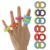 ZENO Dual Fidget Rings – 12 Pack Spinning Fidget Ring for Adults only, Quiet Stress Relief Finger Fidget Toys for Work, Anxiety & Sensory Desk Fidgets