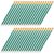 Zerodeko 120pcs Green Pre-sharpened Pencils with Eraser Tops, 10 Boxes