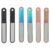 Zerodeko 6pcs Stainless Steel Nail Files for Nails Shaping and Repairing Broken Fingernails Fingernail and Toenail File Set for Manicure and Pedicure Care