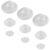 Zerodeko 9pcs Blank Foam Balls Set for Solar System Project with 7.6cm, 10.6cm, 14cm Spheres, Realistic Model to Simulate Rotation and Revolution, for Science Fair Project Kits and DIY