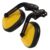Zerodeko Industrial Hearing Protection Ear Muffs with Adjustable Fit and Abs Sponge Material, Noise Isolation Safety Hard Hat Ear Muffs for Work Environments and Industrial Use, Yellow