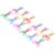 Zerodis 12pcs Decorative Paper Edge Scissors Craft Scissors for DIY Craft Projects with 6 Unique Patterns Ergonomic Grip for Kids Adults School Photo Albums School Supplies