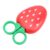 Zerodis Cartoon Strawberry Safety Scissors Scissors Cute Paper Craft with Magnet Fruit Sleeves Round Headband Protective Film for Kids Student Suitable for Home Decoration