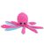 Zerodis Chew Toys Dog Toys Paper Tail and Squeaky Head for Dog Biting Training Entertainment Corduroy Octopus Squeaky Toy with Crinkle Corduroy Octopus Toy Dogs (Medium)