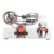 Zerodis Crafting Tools Motor Model Hot Air Steam Power Physics Toy with Zinc Alloy Body and Aluminum Base for Lab Teaching and Demonstration Miniature Stirling Engine