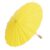 Zerodis Greeting Cards Party Supplies Kids Art Craft 23cm White Blank Umbrella for Painting with Wooden Handle for Classroom Parent Child Activities Kindergarten DIY Painting Paper (Yellow)