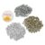 Zerodis Letter Beads with Fish Wire Beading KitsWhite Gold Silver Alphabet Beads Craft for DIY Jewelry Making White Gold Silver Alphabet Craft for Hand Eye Coordination
