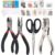 Zerodis Shrink Film Sheets Kit 50 BOPS Sheets DIY Craft Set for Kids with Colored Pencils to Make Keychains Jewelry Toys