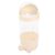 Zerodis Stuffed Animal Storage Tube, Plastic Transparent Plush Toy Organizer Display Bucket with Unique Cute Design for Playroom Bedroom Living Room (Cream Yellow)