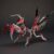 ZERO PLAIN 3D Metal Puzzles for Adults Metal Build Mantis Model Kits, Red