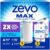 Zevo MAX Bug Catcher and Gnat & Fruit Fly Trap Indoors, 1 Base & 2 Refills