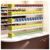 Zfmnoyev Cigarette Display Shelves with Clear Automatic Cigarette Pusher