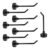 Zfrtyo 8pcs Large Magnetic 2.2lb 7.1cm/2.8in Long | Magnet Cruise Hangers for Cruise Ship Garage Refrigerator (Black)