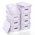 ZFTMRR Plastic Storage Basket with Lid, Stackable Small Box Bins for Organizing and Containers for Shelves Drawers Desktop Closet Playroom Pantry Classroom Office Home, 8 Pack 10.2″x7.2″x4.1″ Lavender