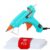 ZFYOUNG Mini Hot Glue Gun 10pcs Glue Stick Hot Glue Gun Set For Quick Repair Artist DIY Art Home 20w Lake Blue