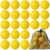 Zhanmai 20 Pcs Mini Volleyball Stress Balls Bulk 1.6 Inch Small Volleyball to Throw to Crowd Little Tiny Foam Sports Ball with Mesh Drawstring Bag for Team Gifts School Carnival Reward (Yellow)
