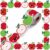 Zhanmai 65 ft Apple Bulletin Board Borders Cardboard Classroom Bulletin Board Decorations Back to School Trim First Day of School Poster Chalkboard Party Supplies Decor(Red,Green,Fresh)