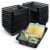 Zhehao 24 Pcs Paper Organizer Basket Bulk 13.6 x 10.2 x 3.3 Inch Classroom Plastic Mesh Bins Organization Storage Trays Classroom Office Home Baskets for Papers Crayon Pencils Toy File(Black)