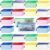 Zhehao 400 Pcs A6 Mesh Zipper Pouch Pencil Pouch with Zipper Waterproof Mesh Storage Bags Small File Bags for Organization Office Supplies, 9.5 x 4.5 Inch (Fresh Color)