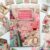 ZHIJIANHZ Junk Journal Kit Pink Romantic Ephemera Set for Scrapbooking