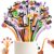 Zhirlyn Halloween Pens Cute Fun Pens Assorted Kawaii Novelty Cool Gel Ink Pen for Birthdays, Classroom Prizes, School, Office Supplies (Halloween, 48)