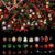 ZHIYUXI 1150PCS Halloween Glass Beads Orange Pumpkin Beads Jewelry Making