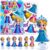 ZHOC Magnetic Dress Up Dolls for Girls, Princess Cute Magnet Dolls Dress Up Kits, Travel Game Car Road Trip Airplane Activity Toys Birthday for Toddler Girls Ages 3 4 5 6 7 8
