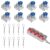 Zhouwang 120Pcs Dustproof Switches,10Pcs Keychain,1Pcs Keyboard Fidget Toys