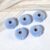 ZHSDDD 2cm Faux Fur Pom Pom Beads, Straight Hole Fluffy Ball Spacers for DIY Phone Chain Bracelet Jewelry Making, 20 Pcs Per Pack