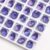 ZHSDDD Round K9 Glass Fluorescent Macaron Rhinestones, Faceted Pointed Bottom Loose Crystals for Nail Art Decoration, 50 Pcs Per Pack