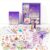 ZHUOLUNF DIY Diary Scrapbook Making Kit All-in-One Journal Supplies Set