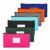 Zimtty PU Leather Cash Pouches with Label Window, 11.25 x 6.25 Inch, 7 Pack