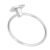 Zinc Alloy Towel Rack Towel Hanger Brushed Wall Mount Towel Holder Rack Hardware for Home Bathroom Use