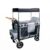 Ziociura Twin Infant Carriage Push Cart Wagon Featuring Mesh Panel Visibility Stable Push Frame Storage Solutions Cover Suitable for Family Parks Home Use, Gray, Gray, Two-Seater