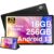 ZIOVO Tablet 11 inch, Octa-Core 2.0GHz, 16GB RAM+256GB ROM+1TB Expand, 2K 2000 x 1200 FHD Display, 8600mAh, 13MP+5MP Camera, Android 13 Tablets, Dual Wi-Fi/Bluetooth/with Case-Black