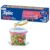 Ziploc Gallon Food Storage Bags, Stand-Up Bottom, Easy to Fill, 22 Count (Pack of 12)