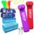 ZipString – Wonderment Awaits with Shark Tank-Featured String Rope Launcher Loop Fidget Toy, Defying Gravity to Boost Your Imagination – Ideal Bundle Gift for Kids, Vivacious Violet & Rock’it Red